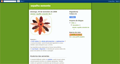 Desktop Screenshot of espalhasemente.blogspot.com