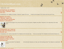 Tablet Screenshot of christianmusicco.blogspot.com