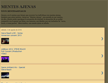 Tablet Screenshot of mentes-ajenas.blogspot.com