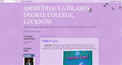 Desktop Screenshot of amiruddaulaislamiacollege.blogspot.com