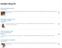 Tablet Screenshot of healthierhumen.blogspot.com