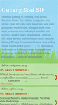 Mobile Screenshot of gudangsoal-sd.blogspot.com