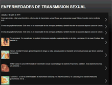 Tablet Screenshot of enfermedadesdestransmisionsexual.blogspot.com