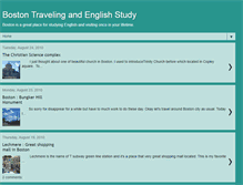 Tablet Screenshot of bostontravelingstudy.blogspot.com