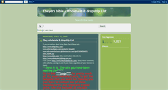 Desktop Screenshot of ebayerbible.blogspot.com