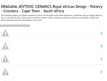 Tablet Screenshot of draganaafricanceramics.blogspot.com