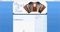 Desktop Screenshot of doormanufacturer.blogspot.com