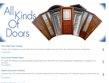 Tablet Screenshot of doormanufacturer.blogspot.com