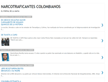 Tablet Screenshot of narcotraficantescolombianos.blogspot.com