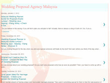Tablet Screenshot of malaysiaweddingproposal.blogspot.com