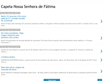 Tablet Screenshot of capelanossasenhoradefatimapb.blogspot.com