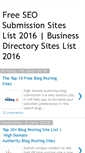 Mobile Screenshot of allseosubmissionlist.blogspot.com