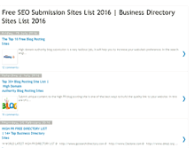Tablet Screenshot of allseosubmissionlist.blogspot.com