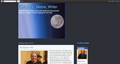 Desktop Screenshot of gregorylnorris.blogspot.com