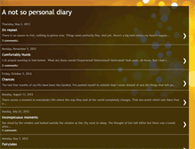 Tablet Screenshot of anotsopersonaldiary.blogspot.com