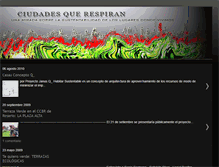 Tablet Screenshot of ciudadesquerespiran.blogspot.com