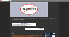 Desktop Screenshot of listofscams.blogspot.com