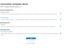 Tablet Screenshot of connexiton-template.blogspot.com