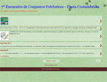 Tablet Screenshot of encuentrointercomunal2011.blogspot.com