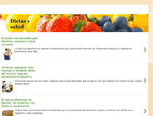 Tablet Screenshot of dietassalud.blogspot.com