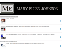 Tablet Screenshot of maryellenjohnson.blogspot.com