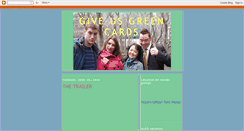 Desktop Screenshot of giveusgreencards.blogspot.com