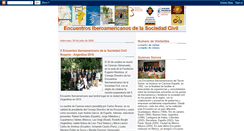 Desktop Screenshot of encuentrosiberoamericanos.blogspot.com