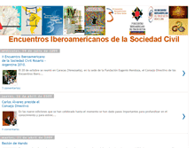 Tablet Screenshot of encuentrosiberoamericanos.blogspot.com