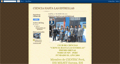 Desktop Screenshot of cienciahastalasestrellas.blogspot.com
