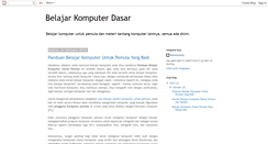 Desktop Screenshot of modulbelajarkomputer.blogspot.com