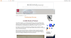 Desktop Screenshot of bibliodyssey.blogspot.com