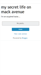 Mobile Screenshot of mysecretlifeonmackavenue.blogspot.com