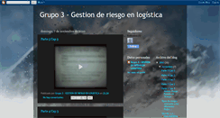 Desktop Screenshot of grupo3gestionderiesgoenlogistica.blogspot.com