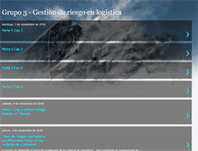 Tablet Screenshot of grupo3gestionderiesgoenlogistica.blogspot.com