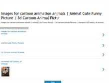 Tablet Screenshot of cartoonanimationanimalspics.blogspot.com