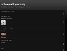 Tablet Screenshot of buttonpushingmonkey.blogspot.com