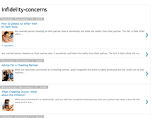 Tablet Screenshot of infidelity-concerns.blogspot.com