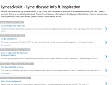 Tablet Screenshot of lymeadvokit.blogspot.com