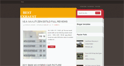 Desktop Screenshot of bestexhaustsystem.blogspot.com