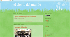 Desktop Screenshot of elvientodelmundo.blogspot.com