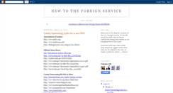 Desktop Screenshot of foreignservicenewbie.blogspot.com