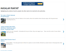 Tablet Screenshot of masalahrakyat.blogspot.com