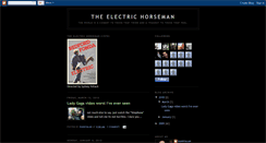 Desktop Screenshot of electrichorseman.blogspot.com