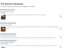 Tablet Screenshot of electrichorseman.blogspot.com