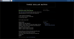 Desktop Screenshot of more-money-matrix.blogspot.com