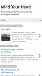 Mobile Screenshot of mindyourheadshetland.blogspot.com