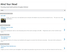Tablet Screenshot of mindyourheadshetland.blogspot.com