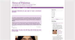 Desktop Screenshot of newsofpakistan-junaid.blogspot.com