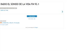 Tablet Screenshot of elsonidodelavidafm.blogspot.com