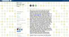 Desktop Screenshot of massage-therapy-and-yoga.blogspot.com